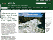 Tablet Screenshot of africhthy.org